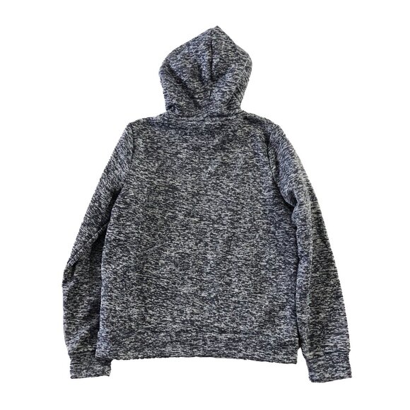 Spark Womens Size L Black Gray Polyester Fleece Hooded Jacket - Picture 8 of 8